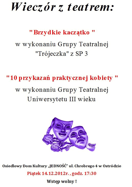 WIECZOR Z TEATREM